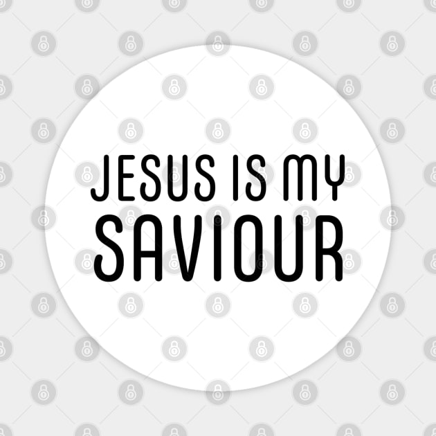 Jesus Is My Saviour - Christian Faith Magnet by Christian Faith